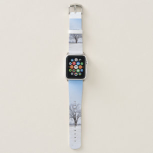 Highlighted Winter Oak Tree Apple Watch Band