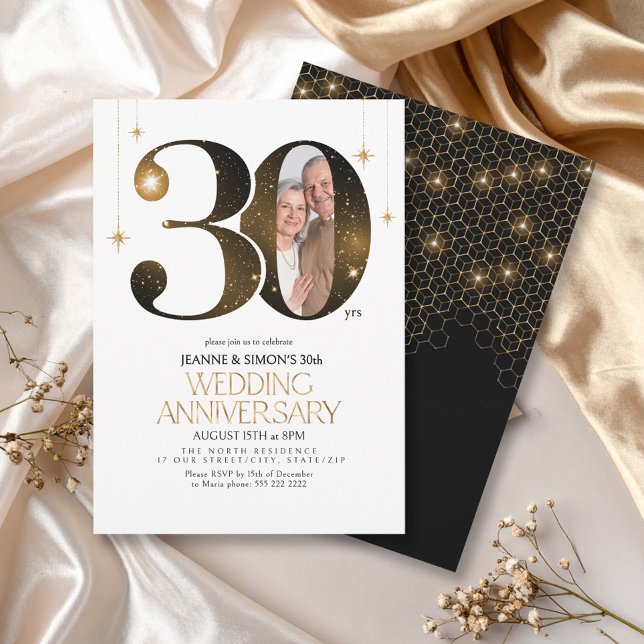 Highlights 30th Anniversary Photo ID1165 Invitation (Creator Uploaded)
