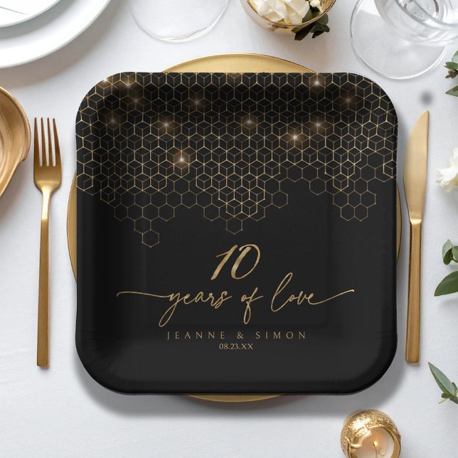 Highlights Gold 10th Anniversary ID1165 Paper Plates (Creator Uploaded)