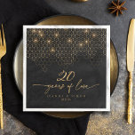 Highlights Gold 20th Anniversary ID1165 Paper Dinner Napkins
