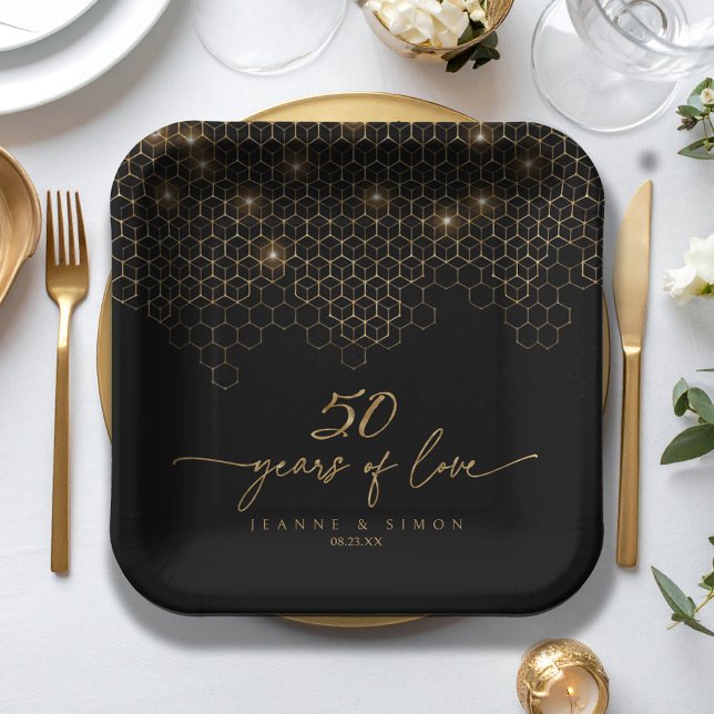 Highlights Gold 50th Anniversary ID1165 Paper Plates (Creator Uploaded)