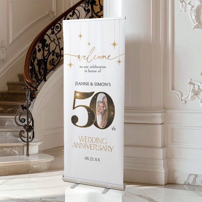 Highlights Gold 50th Anniversary Photo ID1165 Retractable Banner (Creator Uploaded)