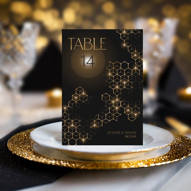 Highlights Honeycomb Geometric Table Number ID1165 (Creator Uploaded)