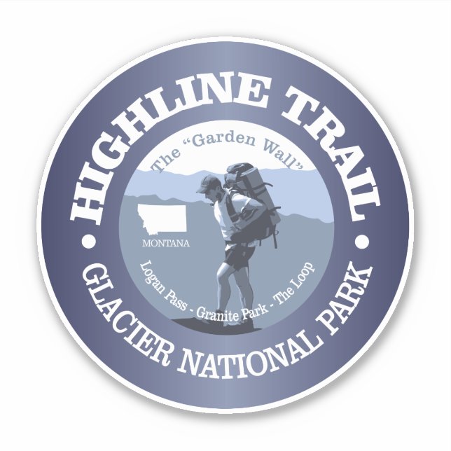 Highline Trail (BG) Sticker (Front)
