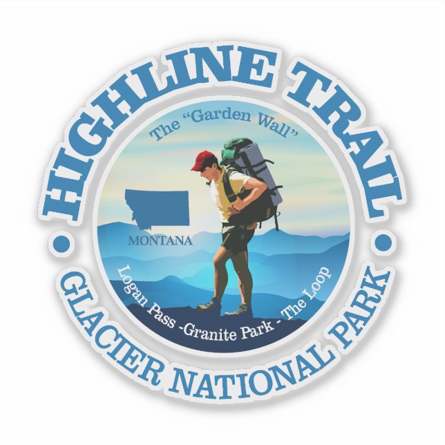Highline Trail (C) Sticker (Front)