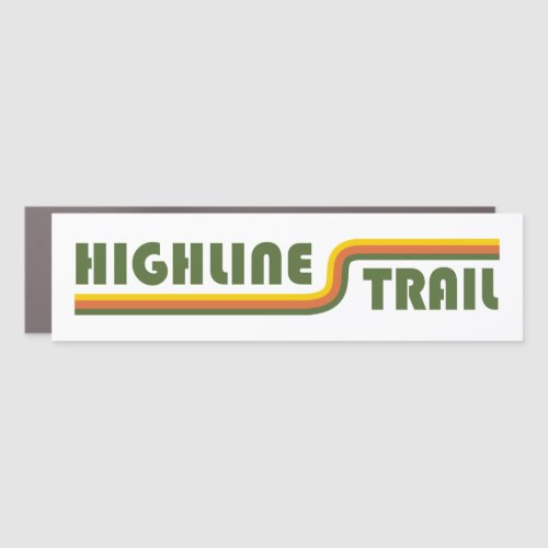 Highline Trail Glacier National Park Car Magnet