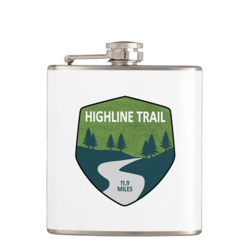 Highline Trail Glacier National Park Flask