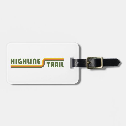Highline Trail Glacier National Park Luggage Tag