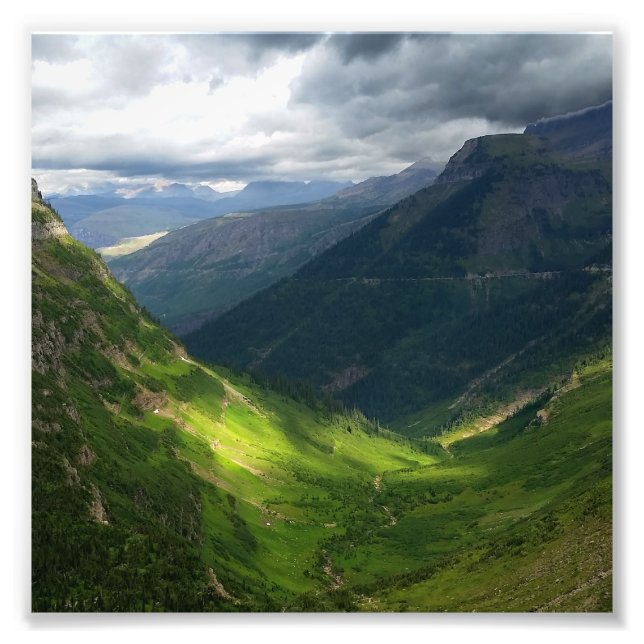 Highline Trail Glacier National Park Montana Photo Print (Front)