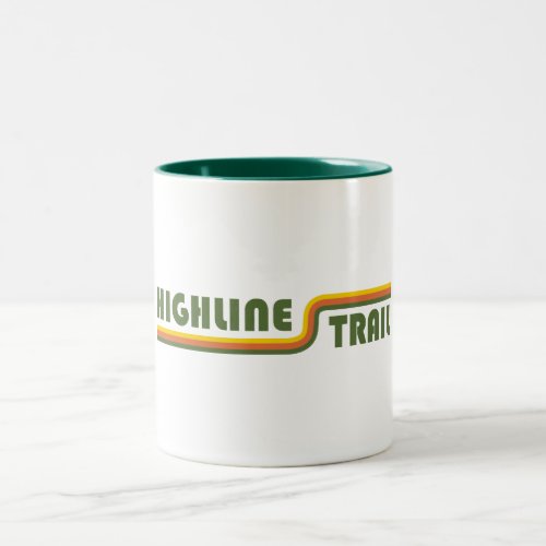 Highline Trail Glacier National Park Two_Tone Coffee Mug