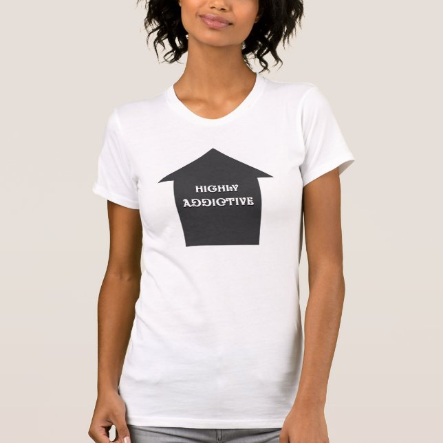 HIGHLY ADDICTIVE Women's Logo T-shirt (Front)