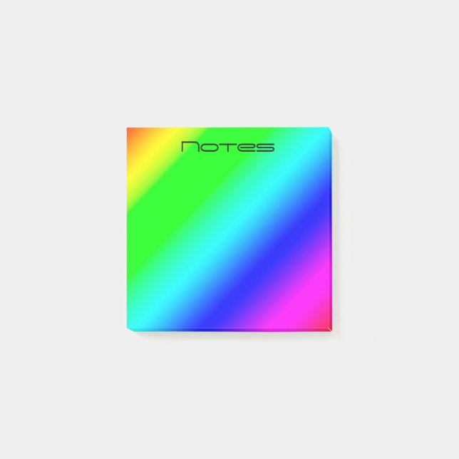 Highly Colorful Post-it Notes (Front)