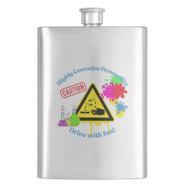 Highly Corrosive Personality Class 8 ADR Trucker Flask
