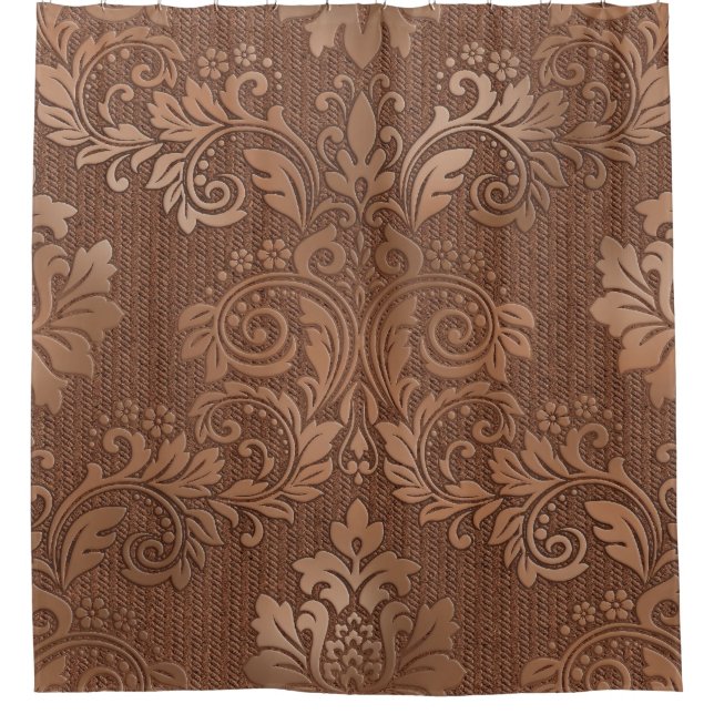 Highly detailed abstract texture or grunge backgro shower curtain (Front)