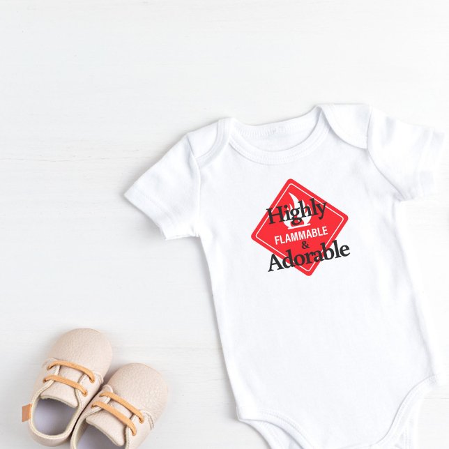 Highly Flammable & Adorable Baby Bodysuit (Highly Flammable & Adorable Baby Bodysuit)