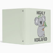 Highly Koalafied Koala 3 Ring Binder (Background)