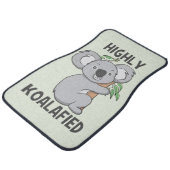 Highly Koalafied Koala Car Floor Mat (Angled)