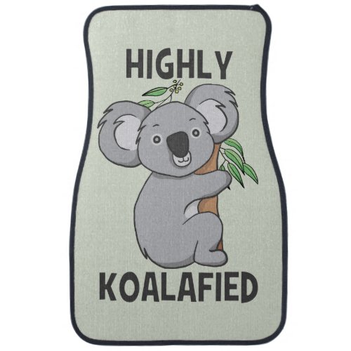 Highly Koalafied Koala Car Floor Mat