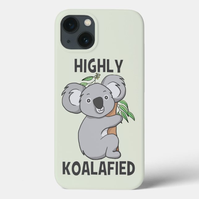 Highly Koalafied Koala Case-Mate iPhone Case (Back)