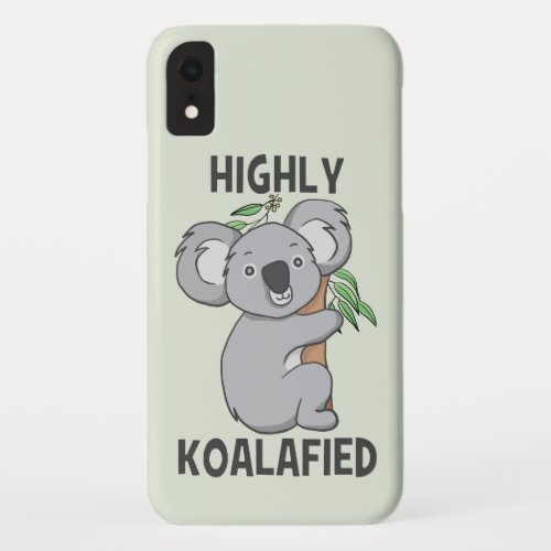 Highly Koalafied Koala iPhone XR Case