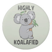 Highly Koalafied Koala Eraser (Back)