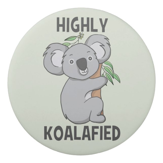 Highly Koalafied Koala Eraser (Front)