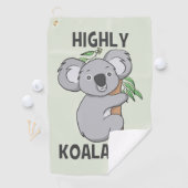 Highly Koalafied Koala Golf Towel (InSitu)
