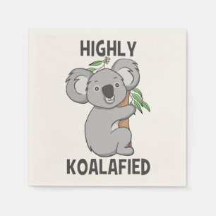 Highly Koalafied Koala Napkins