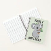 Highly Koalafied Koala Notebook (Inside)