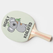 Highly Koalafied Koala Ping Pong Paddle (Side)