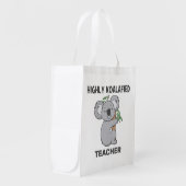 Highly Koalafied Koala Qualified Teacher Grocery Bag (Front Side)