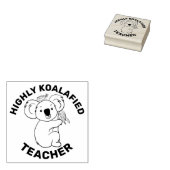 Highly Koalafied Koala Qualified Teacher Rubber Stamp (Stamped)