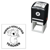 Highly Koalafied Koala Qualified Teacher Self-inking Stamp (In Situ)