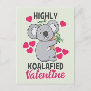 Highly Koalafied Valentine Card