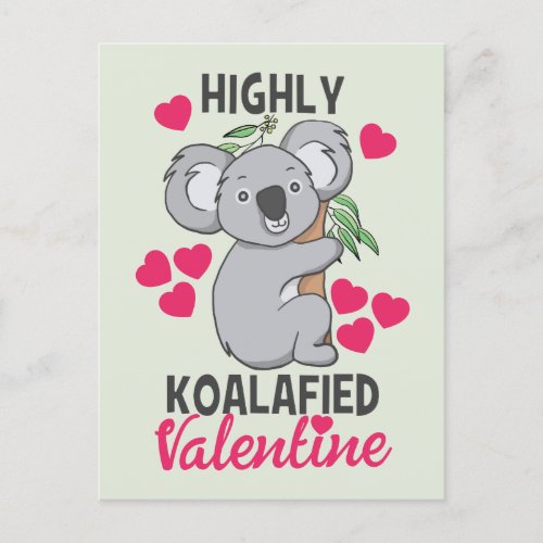 Highly Koalafied Valentine Card