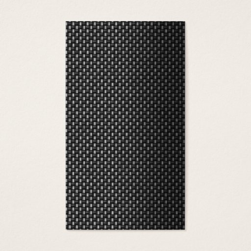 Customizable Highly Realistic Carbon Fiber Textured Business Cards