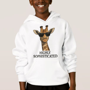 Highly Sophisticated Giraffe  Hoodie
