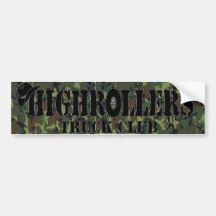 HIGHROLLERS REDNECK TRUCK CLUB BUMPER STICKER