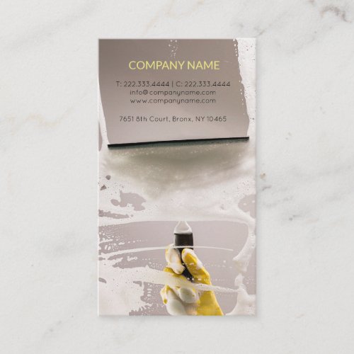 Hight Buildings Windows  Stained Glass Cleaning B Business Card