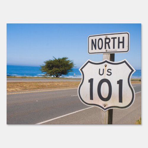 Highway 101 North Sign