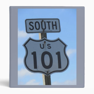 Highway 101 South 3 Ring Binder