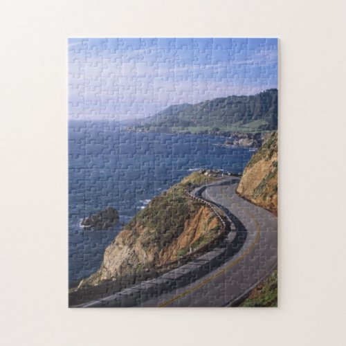 Highway 1 along the California Coast near Jigsaw Puzzle