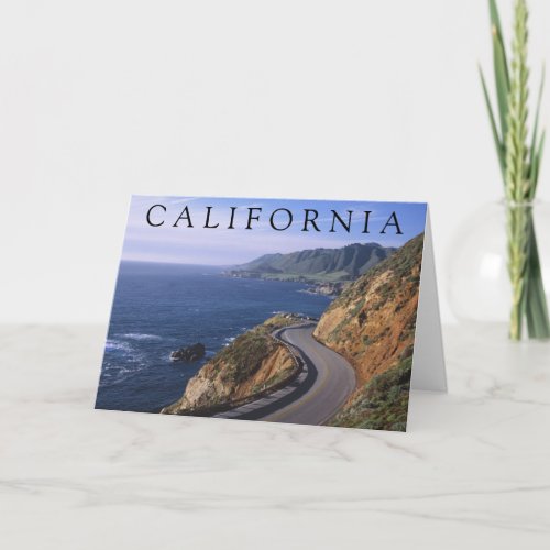 Highway 1  Carmel California  HappyBirthday Card