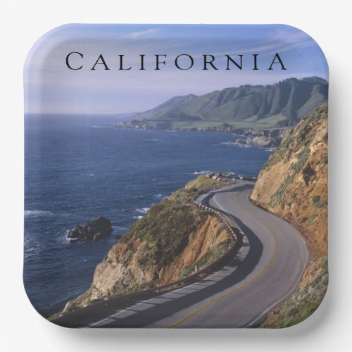 Highway 1  Carmel California Paper Plates