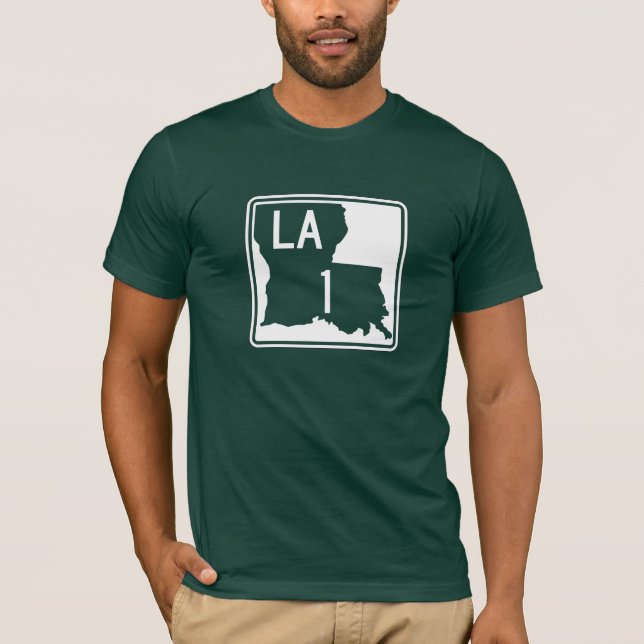 Highway 1, Louisiana, USA T-Shirt (Front)