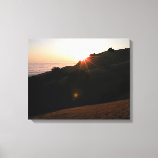 Highway 1 Sunset Canvas Print