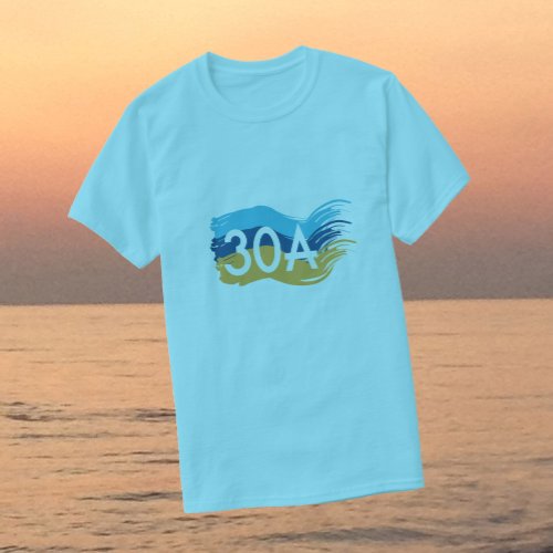 Highway 30A Florida Beach Swash T_Shirt