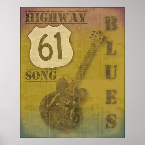 Highway 61 Blues Poster