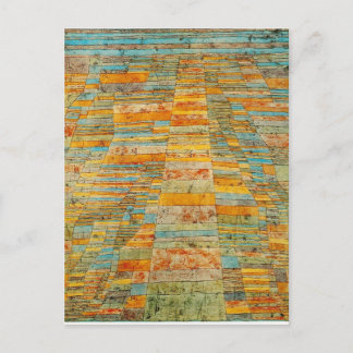 Highway and byways by Paul Klee Postcard