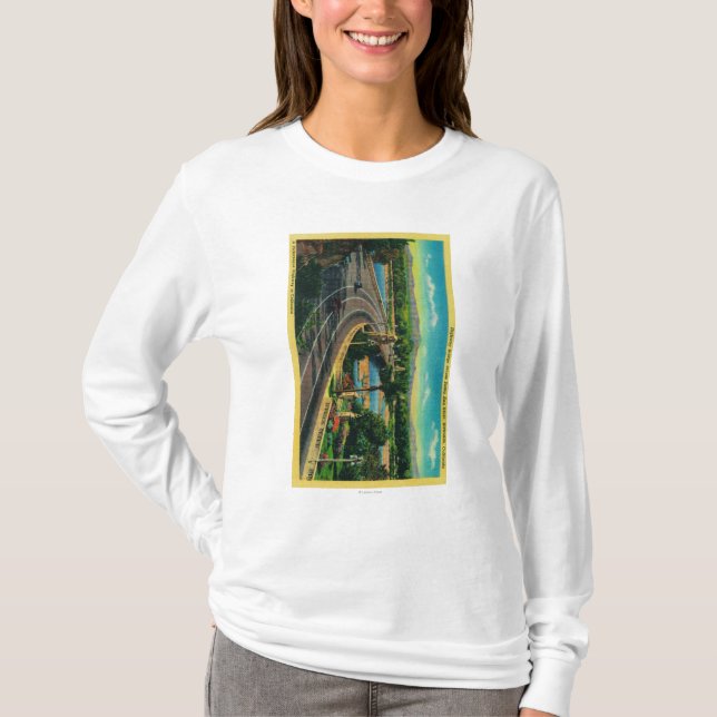 Highway Bridge across Santa Ana River T-Shirt (Front)